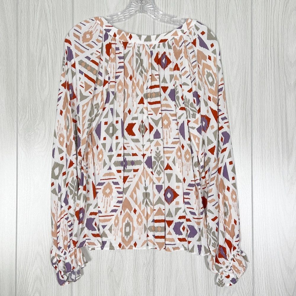 Andree By Unit | Geometric Button Down Balloon Sl… - image 2